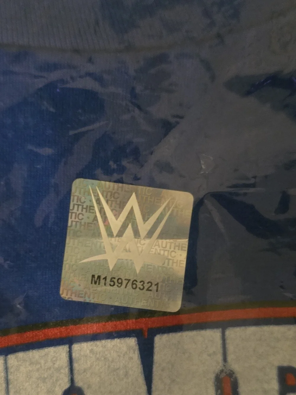 WWE Blue 'Last Time Is Now' John Cena Graphic Tee